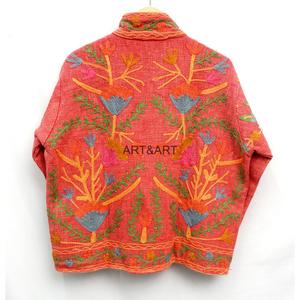 Chaqueta Suzani Bordada a Mano Estilo Boho, Chaqueta Floral, Chaqueta Suzani Bordada, Chaqueta TNT, Ropa de Mujer - Product Image 5