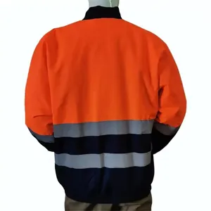 Chaqueta de invierno de alta visibilidad AIRO INDUSTRIES reflectante para seguridad laboral, manga larga, con detección de agujas, venta al por mayor - Product Image 4