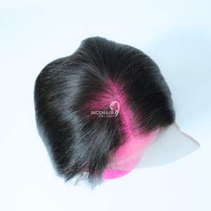 2024 naturel droit complet pour dentelle frontale perruque 100% Remy/cheveux humains vierges 13*4 dentelle transparente Style de vague naturelle - Product Image 5