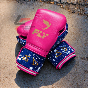 Nouveauté - Gants de boxe en cuir véritable de qualité supérieure avec logo personnalisé - Gants de boxe professionnels super confortables avec sangle pour adultes - Product Image 5