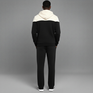 Chándal Deportivo para Hombre, 100% Algodón, Estampado, de Dos Tonos, con Cordón Ajustable, Cómodo, Estilo Urbano, OEM/ODM - Product Image 3
