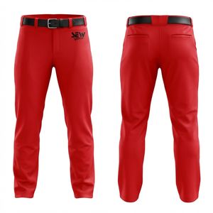 Pantalon de baseball pour enfants, taille petite, style fuselé, avec ceinture, ourlet durable, respirant, personnalisable, vente en gros, OEM - Product Image 1