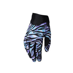 Youth Motocross <b>Gloves</b> Custom Design Sublimated Racing <b>Gloves</b> With Silicon Printing Full Finger - Product Image 1