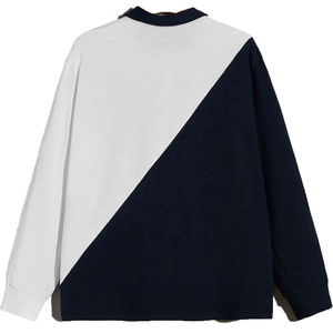 Chemise à manches longues pour homme, 100% coton, col rond, respirante, avec logo personnalisé, impression sérigraphique, sublimation, broderie - Product Image 2