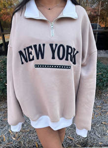 Sudadera Ligera de Invierno con Cuello Alto y Media Cremallera, Mezcla de Poliéster/Algodón, Manga Larga, con Logotipo Personalizado, Venta al por Mayor - Product Image 5