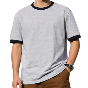 New Arrival High Quality 100% Polyester Knitted Eco-Friendly Breathable Quick Dry O-Neck Regular Fit Casual Men's Solid T Shirt - Product Image 1