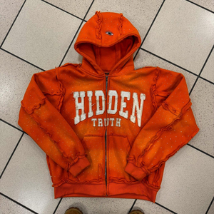 Sweat à capuche en polaire Hidden Truth, respirant, avec poche, coupe classique, unisexe, streetwear décontracté, 350g, pour l'automne - Product Image 1