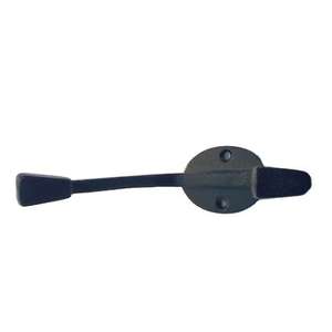 Crochet mural en métal avec 2 patères pour salle de bain, à suspendre derrière la porte, pour vêtements et serviettes – Organisateur domestique durable et peu encombrant - Product Image 5