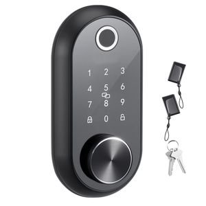 Serratura Elettronica con Impronta Digitale, Biometrica, Touchscreen, Chiusura Automatica e Funzione Anti-Spia con Password - Product Image 1