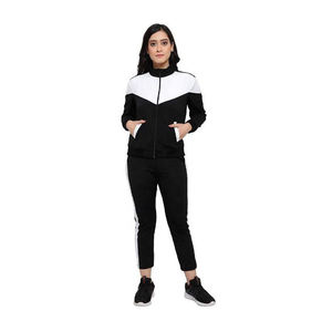 Women's Athletic Zipper Tracksuit Breathable Sweatshirt and Jogger Pants Set for Exercise Travel Relaxation - Product Image 6