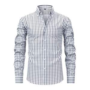 Chemise verte à manches longues pour homme, grande taille, respirante, écologique, à séchage rapide, avec motif imprimé photo, tricotée, décontractée - Product Image 5