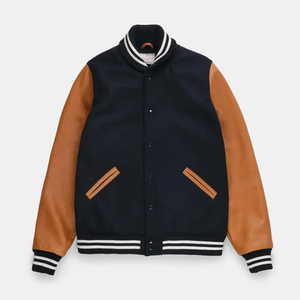 Chaquetas Personalizadas de Béisbol y Softbol para Hombre, Tallas Grandes, Estilo Letterman, Chaquetas Universitarias Cosidas, Cortavientos, Ropa de Equipo - Product Image 1