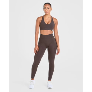 Soutien-gorge de sport sculptant pour femme, haut court de fitness, entraînement, yoga, vêtements de sport, conception personnalisée, marque privée, fournisseur OEM en gros - Product Image 1