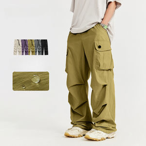 Pantalon cargo homme sur mesure OEM, taille élastique, décontracté, avec poches, style jogger, Haus Industries - Product Image 1