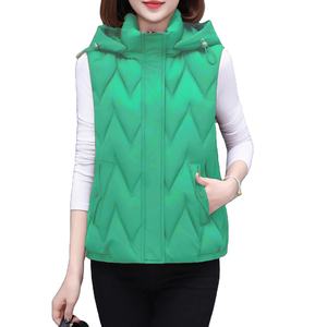 Chaleco acolchado ligero con cremallera para exteriores, reversible, de alta calidad, a prueba de viento, chaleco acolchado, chaqueta, uso exterior, superventas - Product Image 1