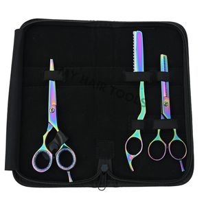 Kit de 3 Tijeras de Peluquería, Tijeras de Corte de Precisión y Tijeras de Entresacar, Cuchilla de Afeitar para Peinado, Herramientas para Extensiones de Cabello - Product Image 6