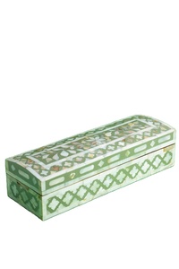 Boîte à bijoux en nacre personnalisée faite à la main avec incrustation en os, rangement décoratif artisanal élégant pour bijoux et cadeaux de luxe - Product Image 5