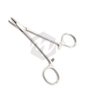 ที่จับเข็ม Derf ขนาด 4 3/4 นิ้ว ทำจากเหล็กกล้าไร้สนิมสำหรับผ่าตัด เครื่องมือแพทย์ คีมหนีบห้ามเลือด สำหรับเย็บแผล สัตวแพทย์ ทันตกรรม ด้ามจับกันลื่น - Product Image 2