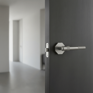 Luxury Heavy Duty Marble Mortise Door <b>Handle</b> | Stainless Steel Antique Graphite Black & PVD Gold Finish for Commercial Entrances - Product Image 3