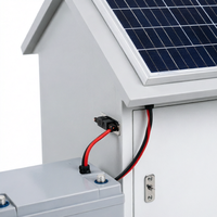 Système solaire hors réseau tout-en-un 300W avec onduleur MPPT à onde sinusoïdale pure, batterie lithium-ion 12V 150Ah pour la sauvegarde à domicile