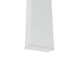 Tavolino da Caffè Moderno Bianco e Trasparente, Tavoli Laterali Centrali per Arredamento Soggiorno - Product Image 6