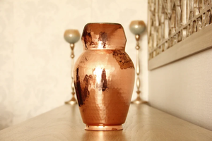 Superior Quality Eco-Friendly Copper <b>Water</b> <b>Kettles</b> Includes 1 <b>Water</b> Pitcher 1.5L Modern Elegant Hammered Design Party Customized - Product Image 2