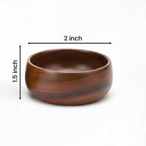 Tazón de Madera Natural EarthLoom, Vajilla Decorativa Hecha a Mano Única para Cocina, Comedor y Decoración del Hogar - Product Image 5