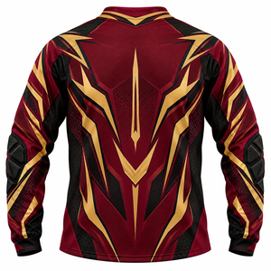 Camiseta de Paintball Personalizada para Competición, Manga Larga, Diseño Gráfico, con Protectores de Codo y Paneles Laterales Elásticos - Product Image 2