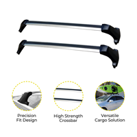 Barres transversales de toit de voiture en aluminium LCB-172170, porte-bagages universel pour toit, 2017-2025