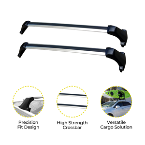 Barres transversales de toit de voiture en aluminium LCB-172170, porte-bagages universel pour toit, 2017-2025 - Product Image 6