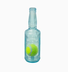 Bouteille transparente pour animaux de compagnie avec balle, jouet interactif pour chien, idéal pour l'entraînement et le jeu de rapport - Product Image 1