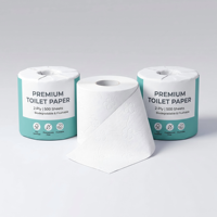 Bestseller Biologisch Abbaubare Weiche 3-lagige Toilettenpapierrollen aus Frischholzfasern mit Hohlkern für Wohnmobile und Septiktanks Geeignet