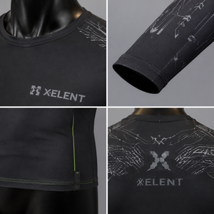 Maillot de compression anti-UV respirant UPF50+ à manches longues pour homme en polyester élasthanne pour entraînement BJJ No-Gi MMA avec étiquette personnalisée - Product Image 4
