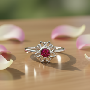 แหวนมอยส์ซาไนต์ รูบี้ อาเกต 1.7 กรัม วงแหวนพลอยที่หรูหราและทนทาน - Product Image 3