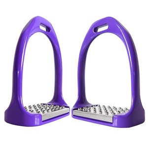 Étriers de cheval professionnels en acier inoxydable, antidérapants, à large surface de contact, confortables, pour un maintien optimal lors de l'équitation, équipement équestre durable - Product Image 5