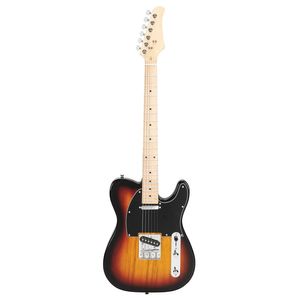 Chitarra Elettrica GTL con Pickup Sunset SS, Tastiera in Acero da 39 Pollici, Testa Acustica, Prodotto Basso Elettrico - Product Image 3