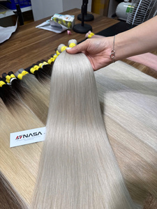Nasa Hair Cheveux vierges vietnamiens en lots de 100g, longueur 65cm, super double drawn, extensions de haute qualité - Product Image 3