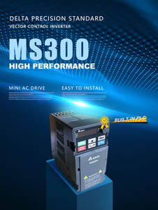 อินเวอร์เตอร์ Delta MS300 ซีรีส์ VFD2A8MS21ANSAA สำหรับมอเตอร์ AC กำลัง 0.4 กิโลวัตต์ 230 โวลต์ 1 เฟส ระบบควบคุมความถี่แปรผัน - Product Image 2