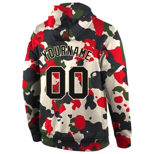Sudadera con Capucha Sublimada al por Mayor, Ropa Deportiva para Equipos, Sudadera de Forro Polar Sublimada para Equipos de Béisbol - Product Image 3