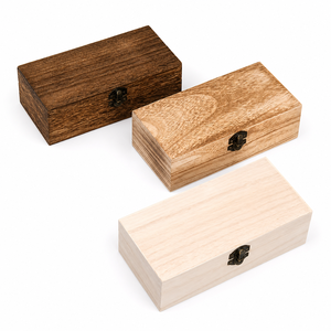 WEWOOD Custom Luxury Wooden Perfume Gift <b>Box</b> with Metal <b>Lock</b> | Eco-Friendly Solid Wood Packaging for Premium Brands - Product Image 4