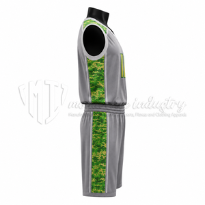 Fabricante de Uniformes de Baloncesto Personalizados, Conjunto de Camisetas de Baloncesto Sublimadas, Ropa Deportiva de Baloncesto con Camuflaje Digital para Equipos - Product Image 4