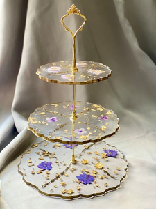 Soporte para Pastel de Resina Hecho a Mano en India, Soporte para Pastel de Resina Royal, Último Modelo en Color, a Precio Económico - Product Image 6