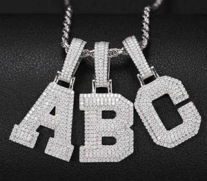 Pendentifs et breloques en argent 925 plaqué or pour hommes, style hip-hop, avec moissanite - Product Image 2
