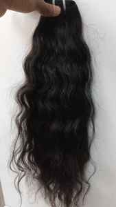 EXTENSIONS DE CHEVEUX HUMAINS CRUS INDIENS BOUCLÉS TEMPLE INDIEN REMY DE L'USINE DE L'INDE DU SUD PRIX DE GROS BON MARCHÉ - Product Image 3