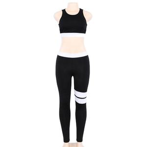 Conjunto de Yoga Transpirable para Mujer, Dos Piezas, Leggings, Ropa Deportiva, Color Personalizado, Logotipo Frontal, Alta Calidad, Venta al Por Mayor - Product Image 4