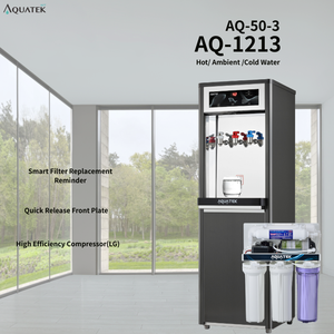 Dispensador de Seguridad Aquatek AQ-1213 |   Sistema de ósmosis inversa (RO) integrado de 5 etapas (AQ-50-3) |   110V-240V |   Ideal para escuelas, hoteles y hogares modernos - Product Image 1