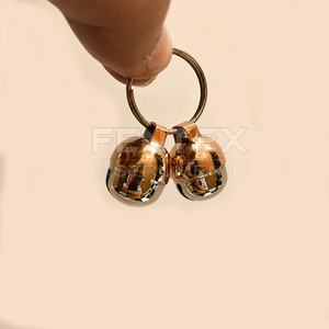 Clochettes pour chats et chiens de qualité supérieure en cuivre, 2 clochettes extra fortes, pour protéger les oiseaux et la faune, en cuivre fait main - Product Image 1