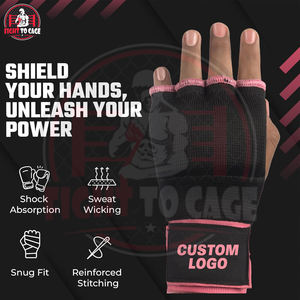 Guantes Interiores Acolchados de Gel de Alta Resistencia, Costuras Reforzadas, Vendas para Manos de Boxeo, Protector de Nudillos Duradero para Luchadores Profesionales - Product Image 4