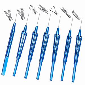 Pinzas de Capsulorrexis de Acero Inoxidable de Alta Calidad 23G, Certificación CE Clase II, Set de Instrumentos Quirúrgicos Oftálmicos - Product Image 1