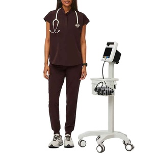 Uniformes Médicos Transpirables de Alta Calidad, Duraderos, de Poliéster, para Hospitales, con Logotipo Personalizado, Uniformes de Enfermería - Product Image 5